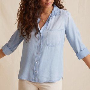 Bella Dahl Shirt Tail Hem Button down blouse - NWT!